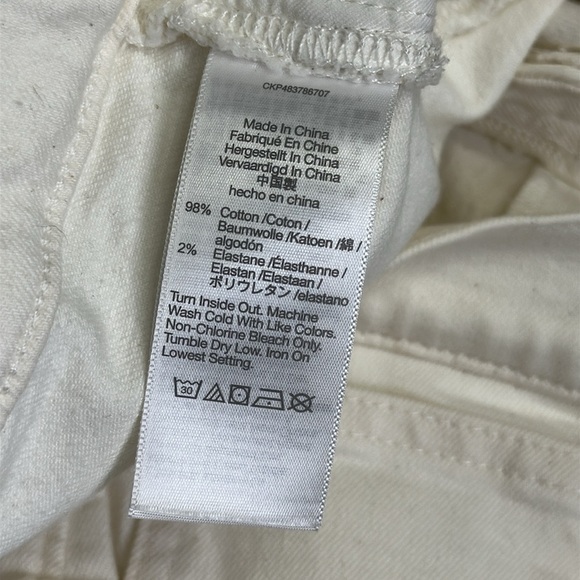 Madewell Flea Market Flare Jeans Size 33 High Rise Wide Leg Cream Festival Boho - Picture 10 of 16